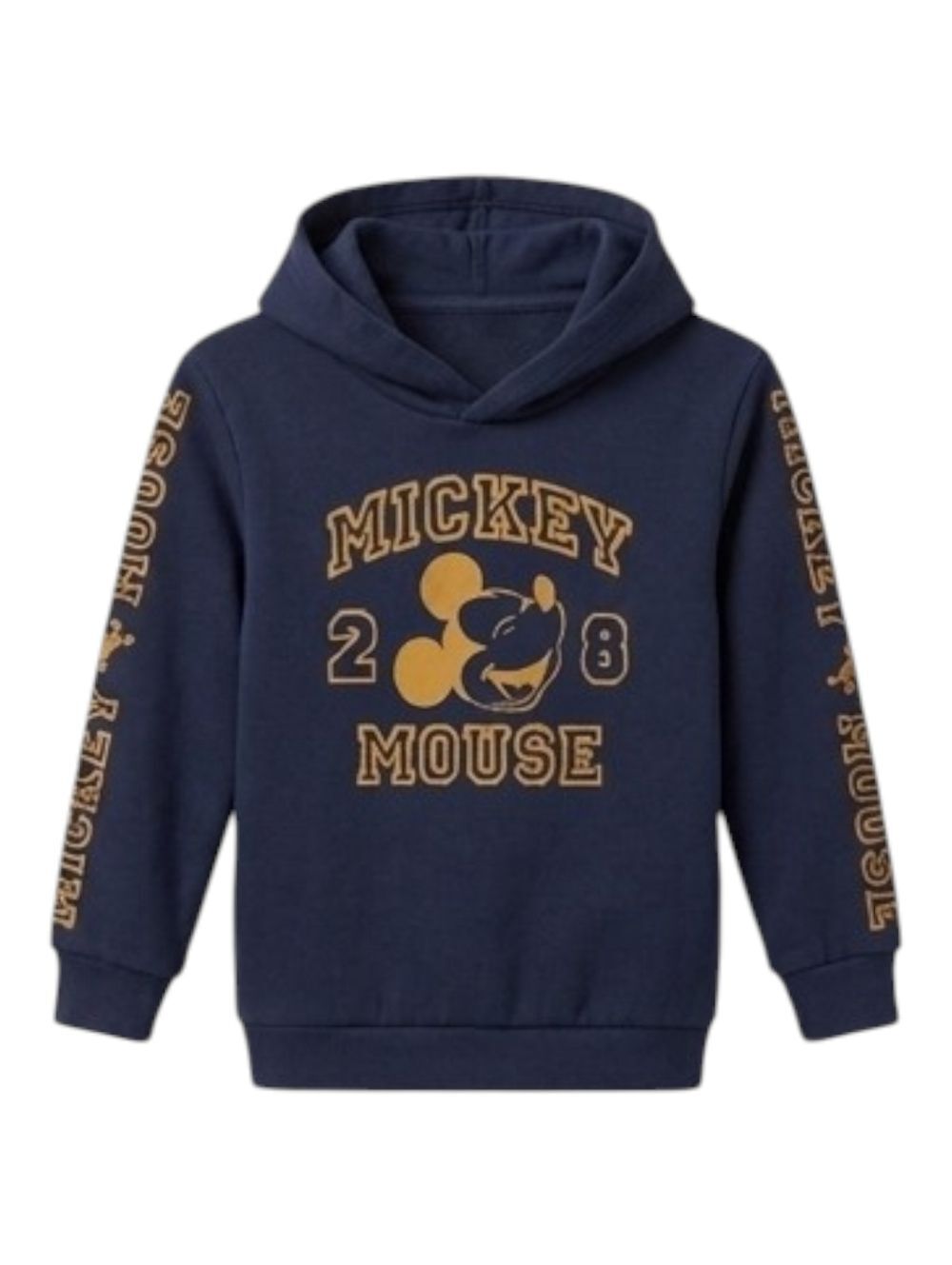 H&M Disney Mickey Mouse Sweatshirt Hoodie Navy Blue Kids Boy Disneyland Size 3 4